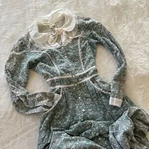 Vintage | Dresses | Vintage Gunne Sax Inspired Prairie Dress Victorian ...